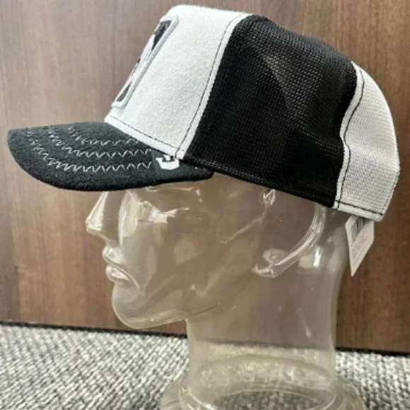 Goorin Animal Trucker Baseball Snapback Hat Cap Virgin Panda Bear Finish Last